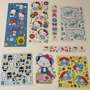Sanrio Pipsticks Hello Kitty & Friends Music Stickers Set